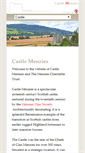 Mobile Screenshot of castlemenzies.org