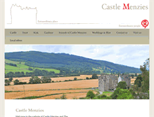 Tablet Screenshot of castlemenzies.org